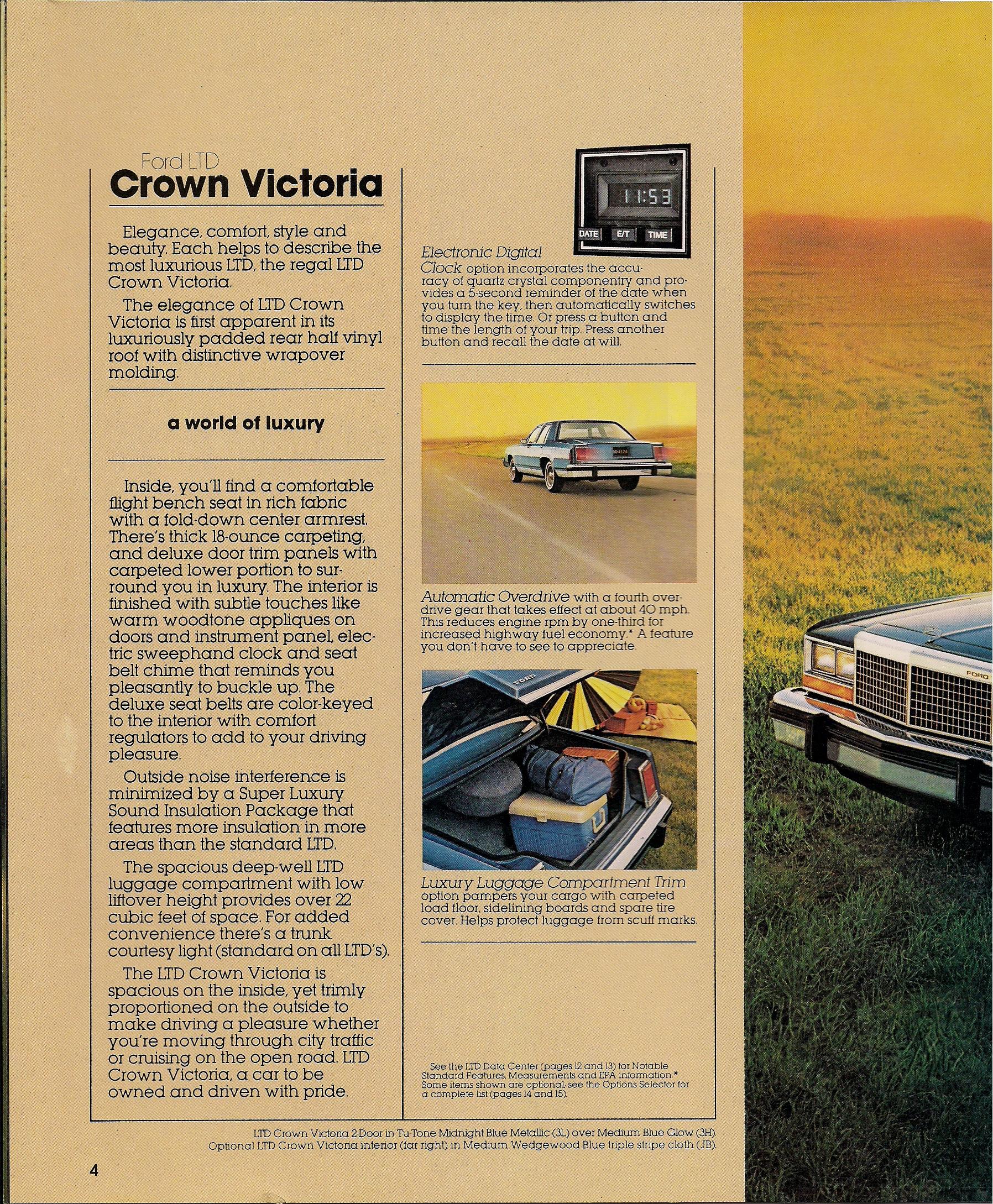 1981 Ford LTD Brochure Page 9